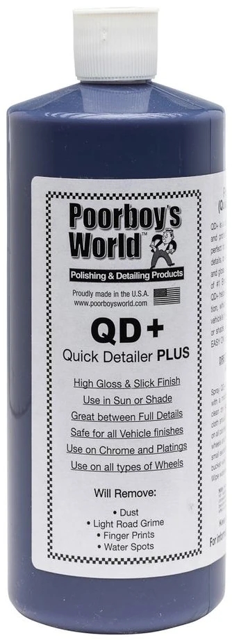 Image of Poorboy's World QD+ - quick detailer z woskiem carnauba 946ml