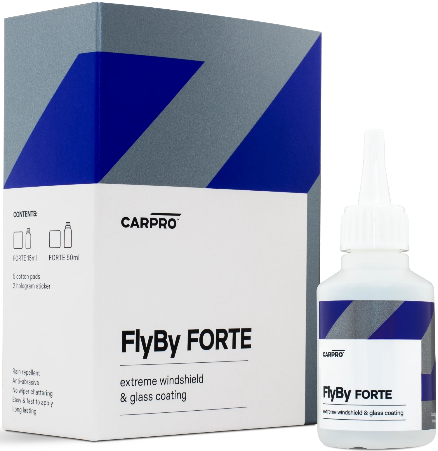 Image of CarPro FlyBy FORTE Extreme - najtrwalsza na rynku niewidzialna wycieraczka 50ml