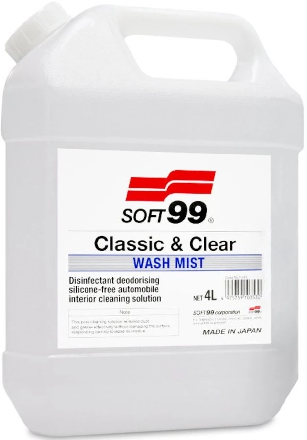 Image of Soft99 Wash Mist – produkt do czyszczenie elementów wnętrza 4L