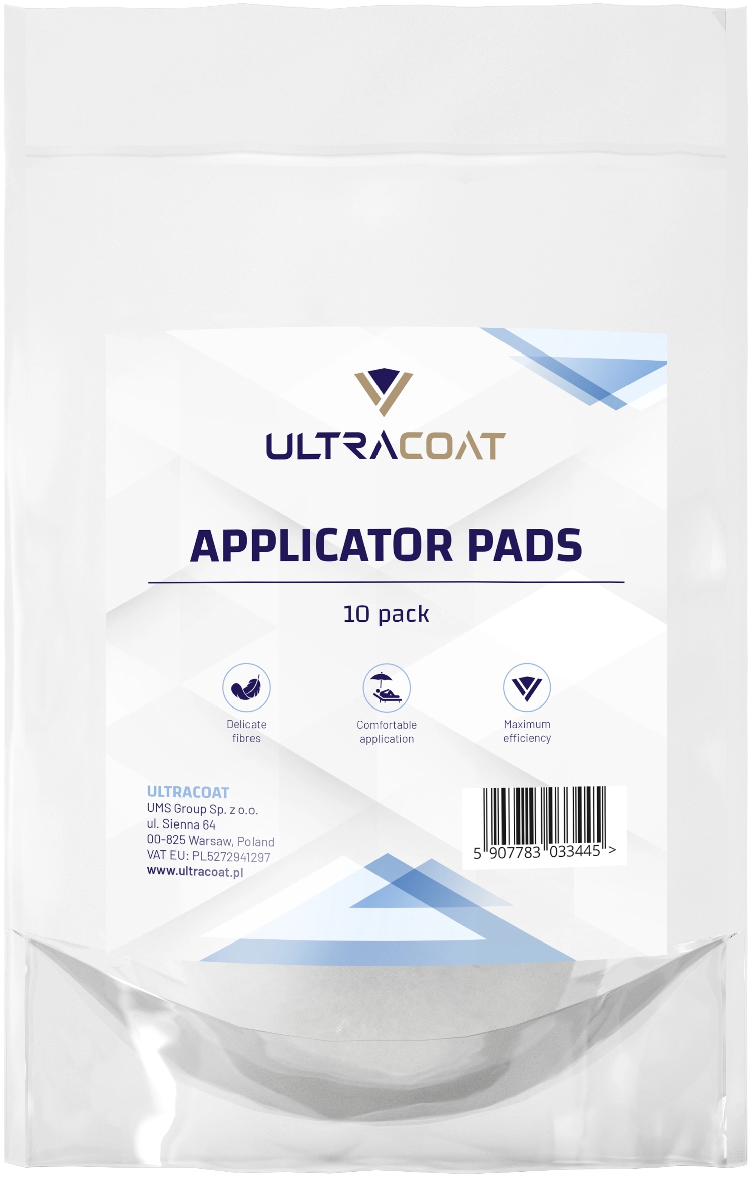 Image of Ultracoat Applicator Pads 10-pack – zestaw delikatnych aplikatorów do nakładania powłok, 10 sztuk