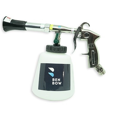 Image of BenBow Tornado Gun Premium Black – pistolet piorący z plastikową tubą i szczotką