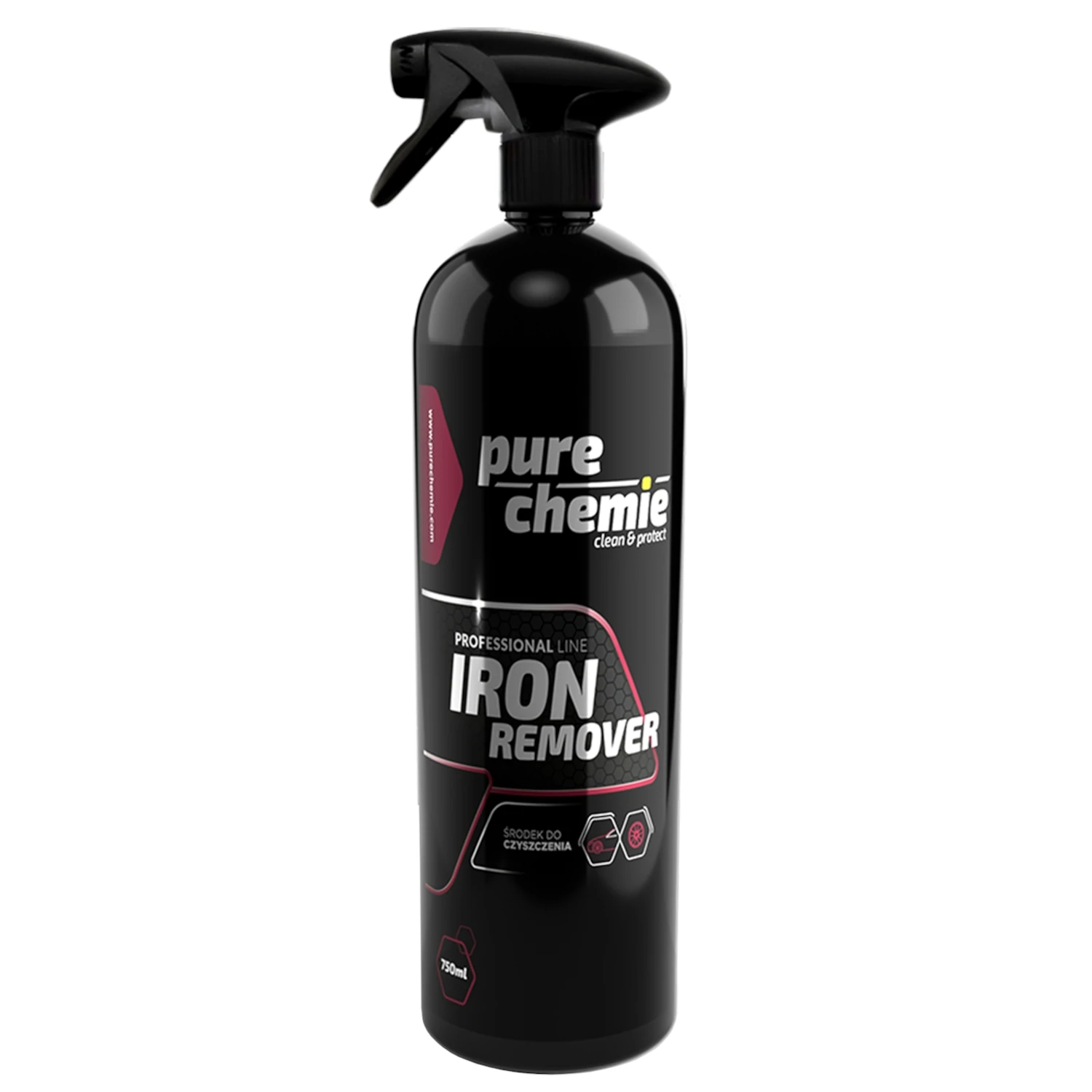Image of Pure Chemie Iron Remover – usuwanie zanieczyszczeń metalicznych z karoserii i felg, deironizer 750ml