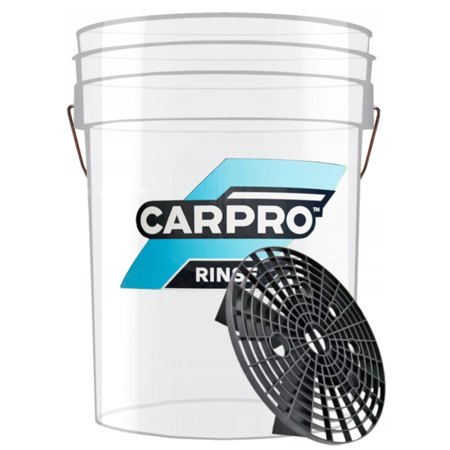 Image of CarPro Wiadro transparentne 20L + separator czarny