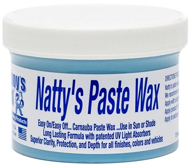 Image of Poorboy's World Natty's Paste Wax Blue - wosk naturalny ciemne lakiery 235ml