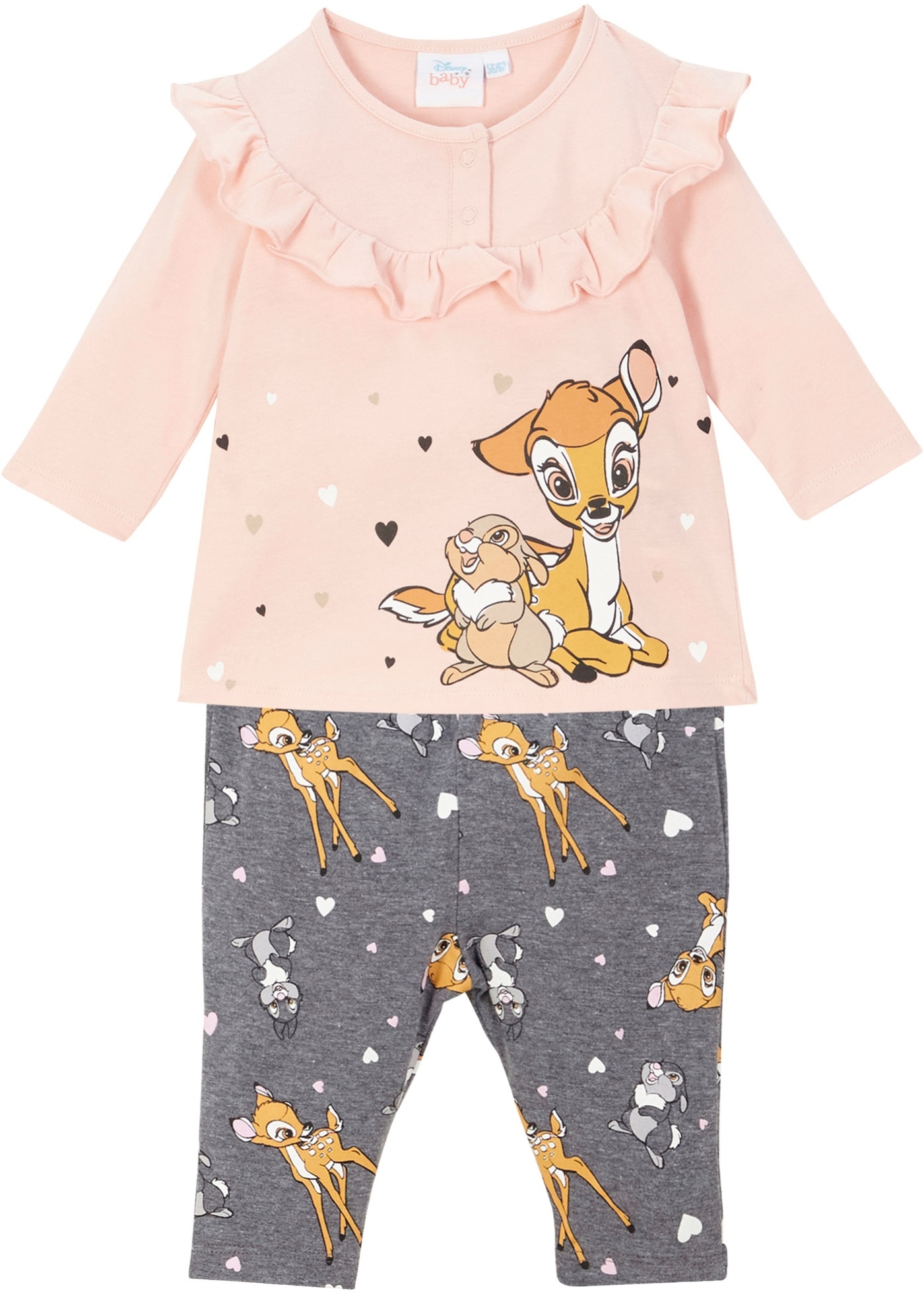 Shirt niemowlęcy z disneyowskim motywem + legginsy (2 części) Bambi
