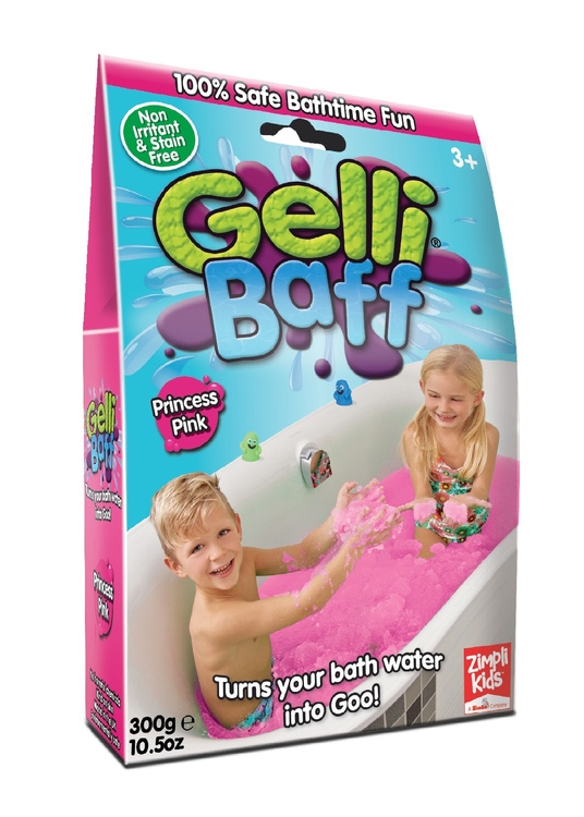 magiczny proszek do kąpieli, gelli baff, różowy, 1 użycie, 3+, zimpli kids