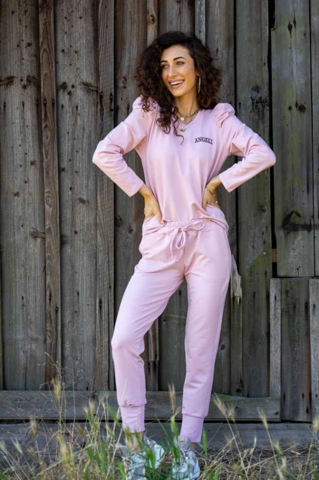 Spodnie dresowe mona pink
