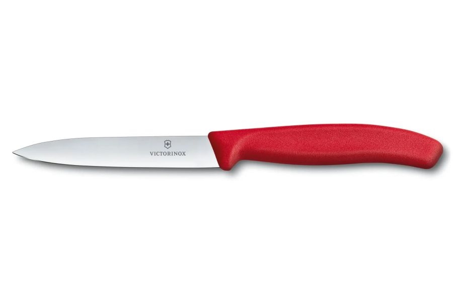 Image of Nóż kuchenny Victorinox Swiss Classic 10 cm czerwony