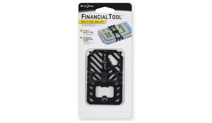 Image of Multitool Nite Ize FinancialTool Multi Tool Wallet - Czarny - FMT2-01-R7