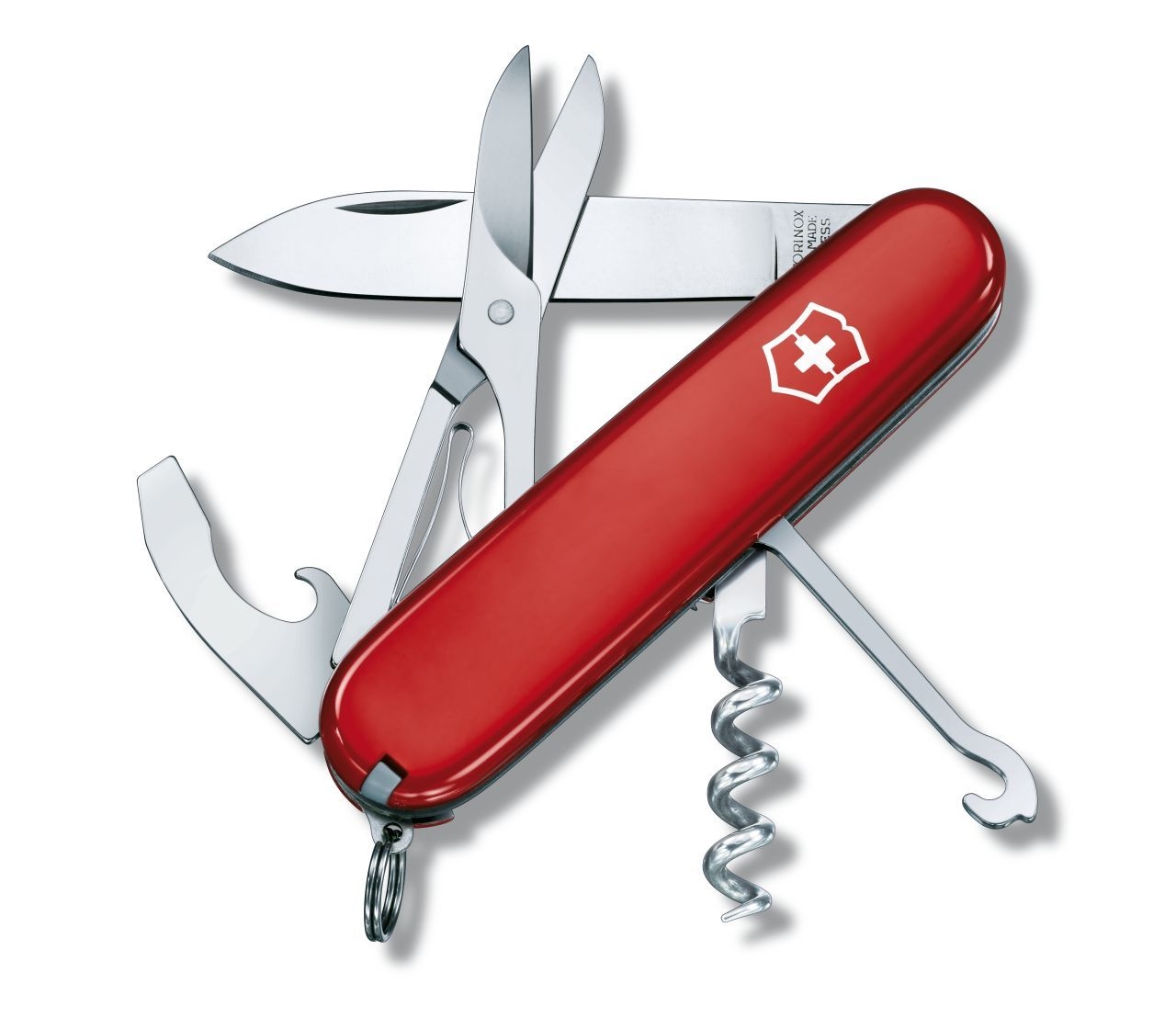Image of Scyzoryk Victorinox Compact, 15 funkcji, dł.91 mm, czerwony (1.3405)