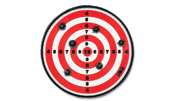 Image of Naszywka 3D - Target - Czerwony - 101 Inc.