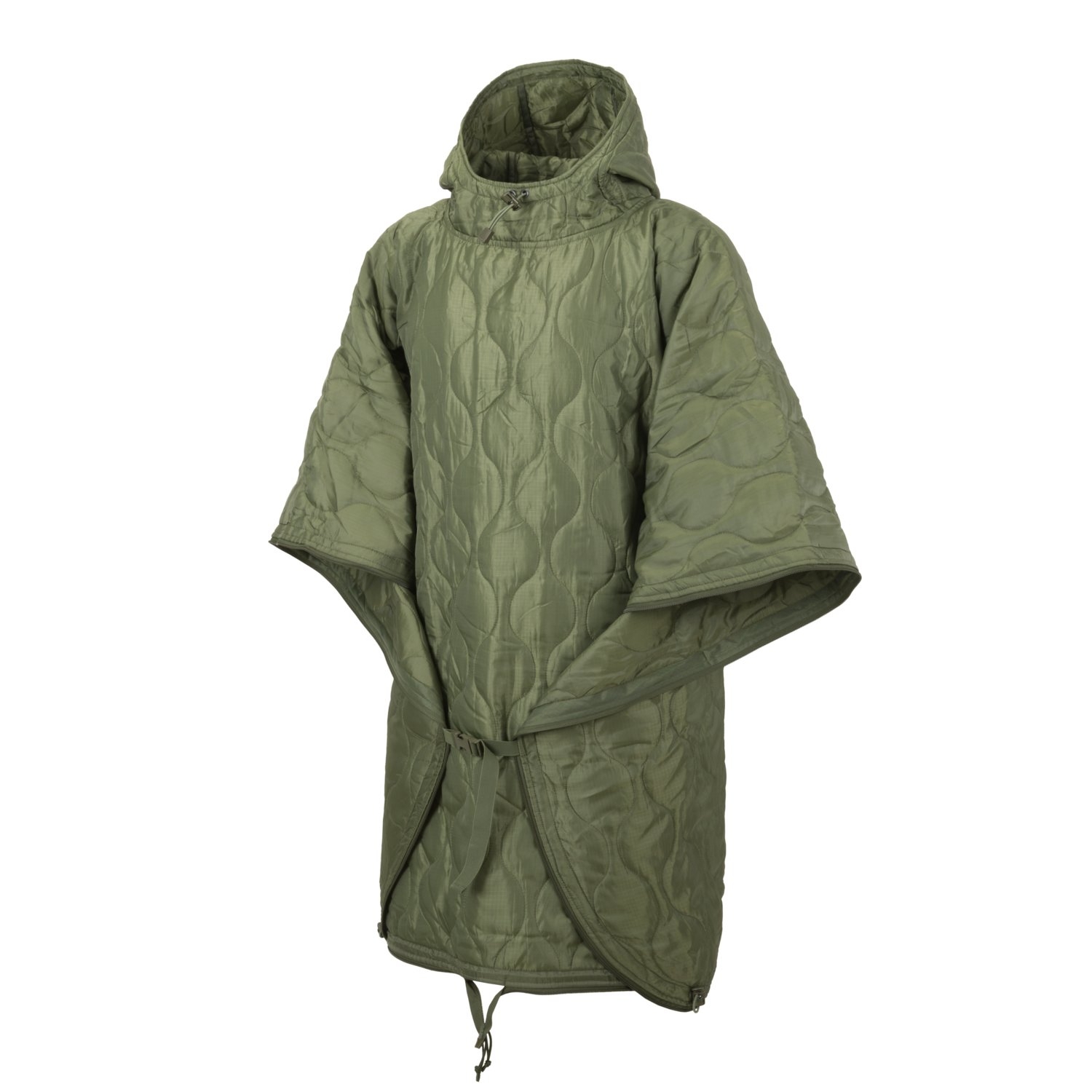 Image of Poncho pałatka peleryna HELIKON SWAGMAN ROLL Basic - Polyester - Olive Green - One Size (PO-SRB-PO-02)