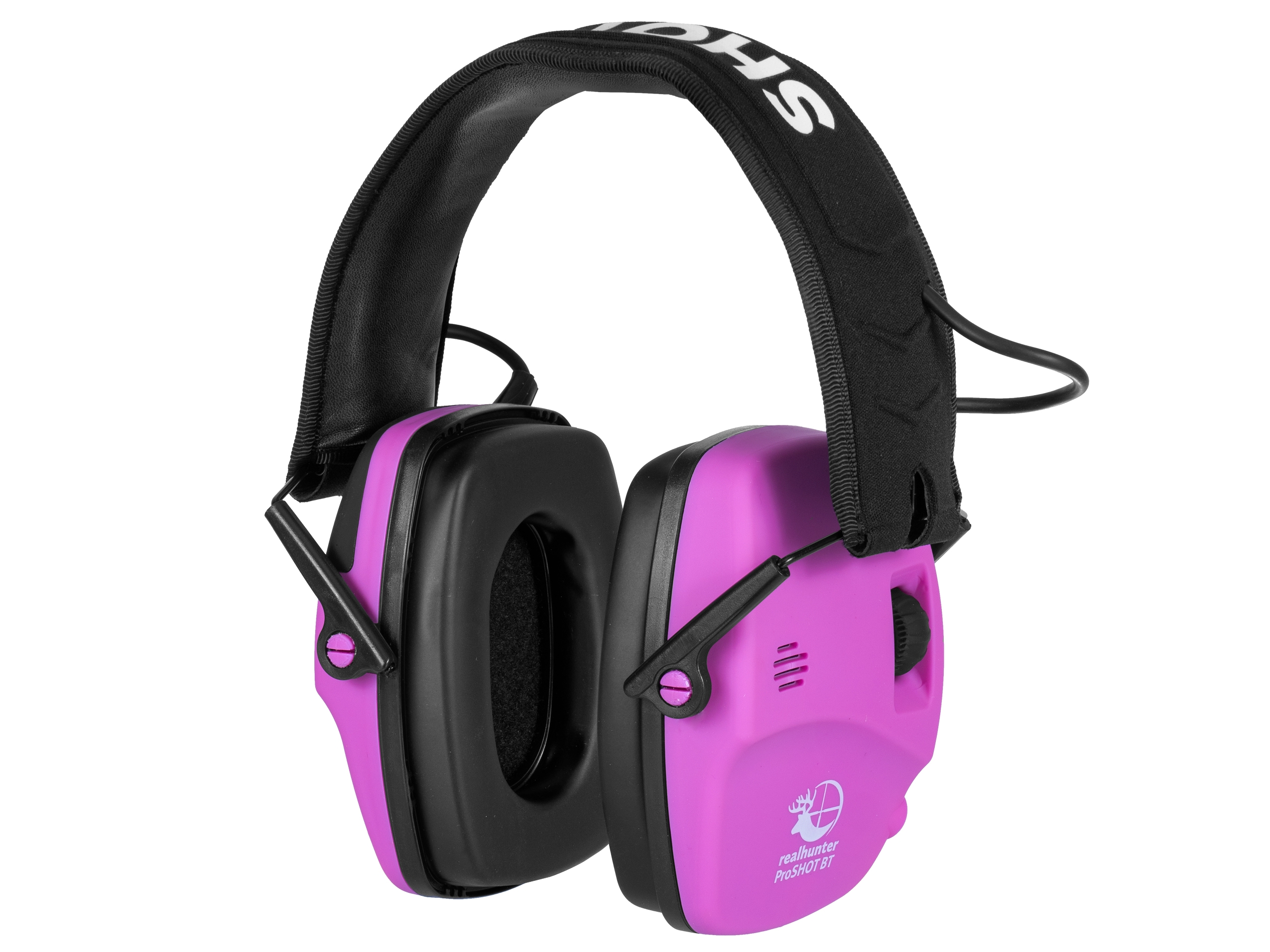 Image of Słuchawki RealHunter Active ProSHOT BT różowe (EM030 pink)
