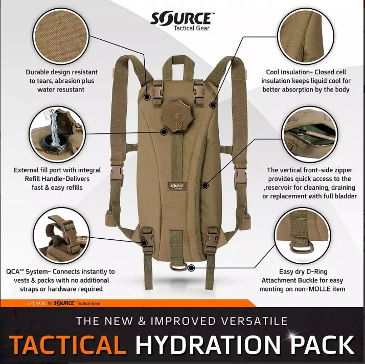 Image of Plecak SOURCE TACTICAL Tactical 3L WXP Olive (4000330303)