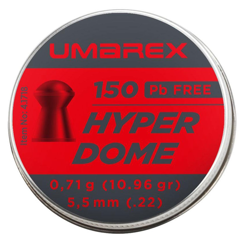 Image of Śrut 5,5 mm diabolo Umarex Hyperdome grzybek 150 szt. bezołowiowy (4.1718)