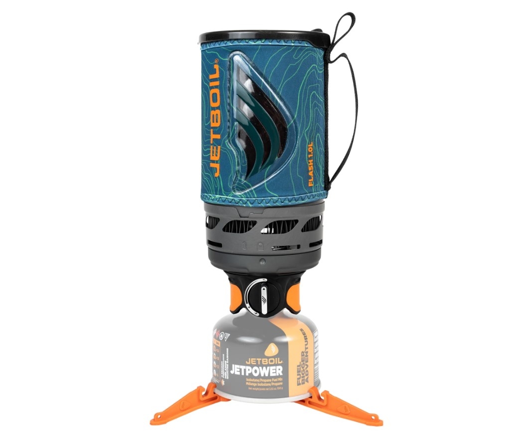Image of Kuchenka turystyczna gazowa JETBOIL New Flash 2.0 Ocean Topo 1 L.