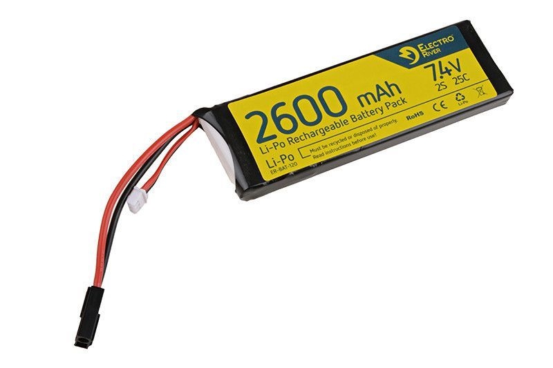 Image of Akumulator LiPo 7,4V 2600mAh 25/50C (ELR-06-008317)