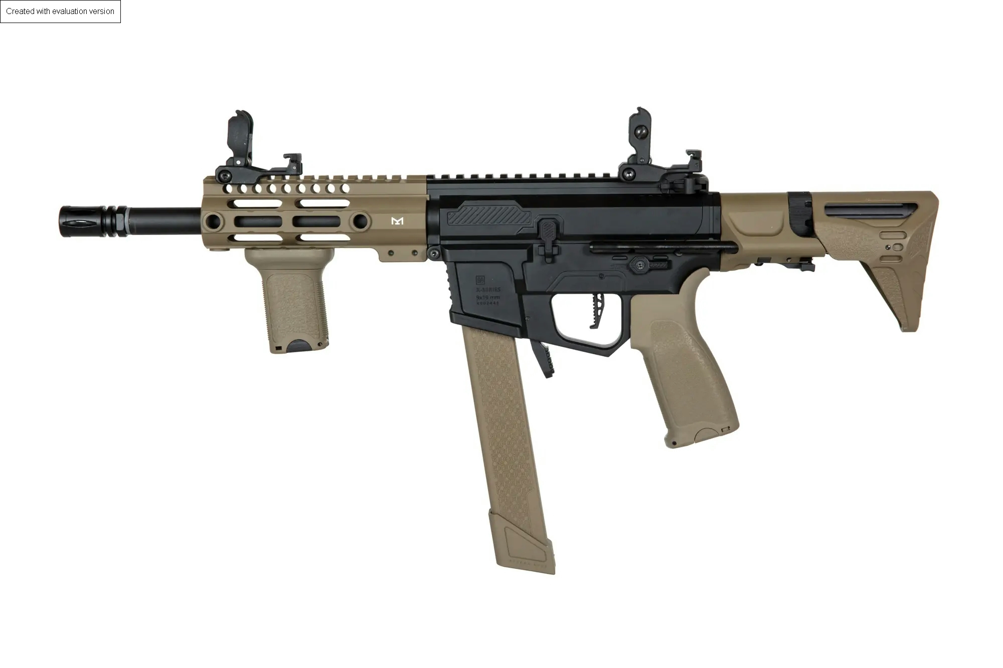 Image of Pistolet maszynowy ASG Specna Arms SA-X01 EDGE 2.0 - Half-tan (SPE-01-035401)