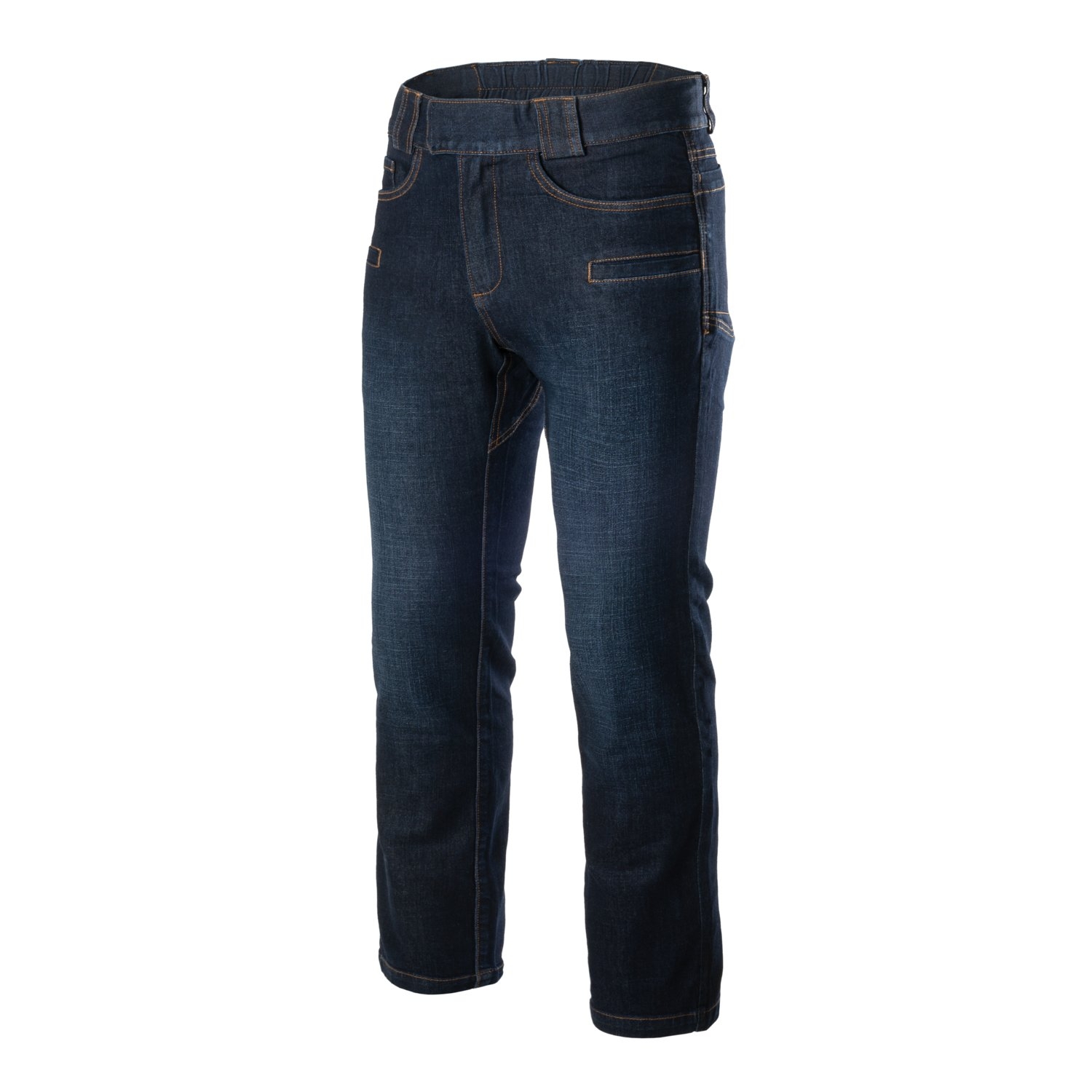 Image of Spodnie taktyczne Helikon GREYMAN TACTICAL JEANS Slim - Denim Mid - Dark Blue (SP-GJS-DD-31-B03)