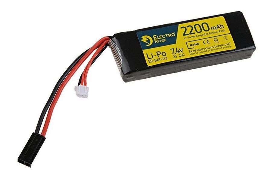 Image of Akumulator LiPo 7,4V 2200mAH 20/40C (008310)