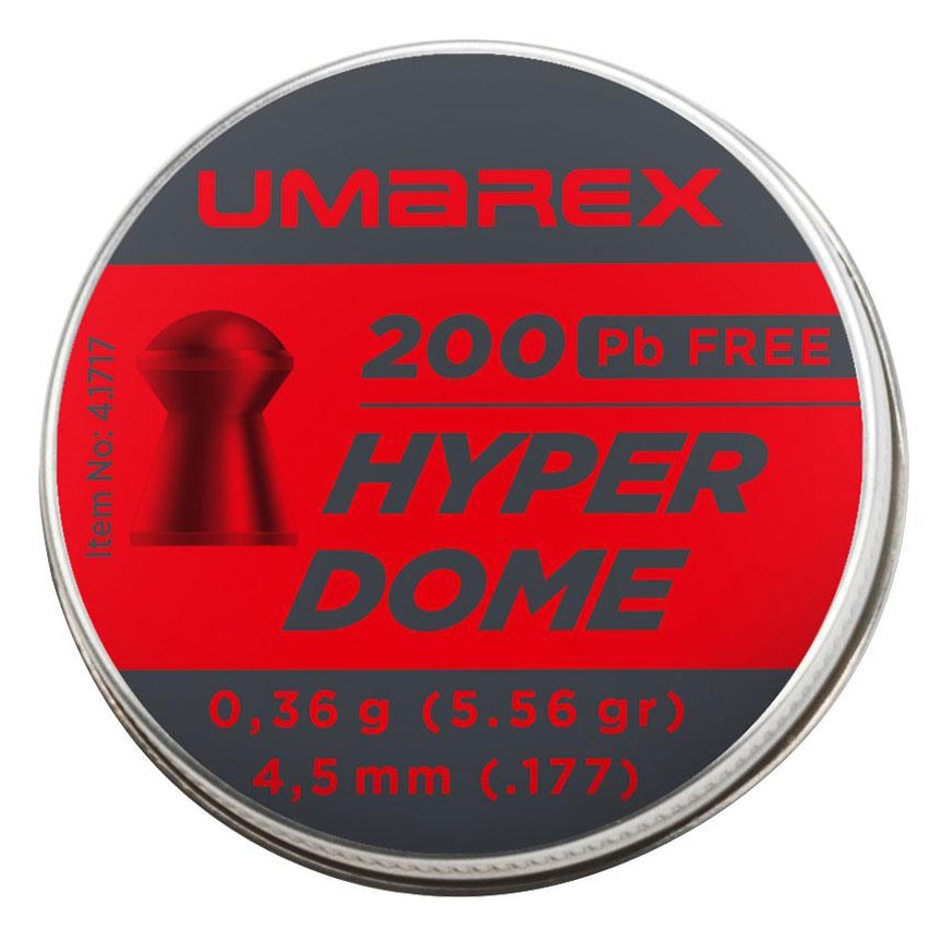 Image of Śrut 4,5 mm diabolo Umarex Hyperdome grzybek 300 szt. bezołowiowy (4.1717)