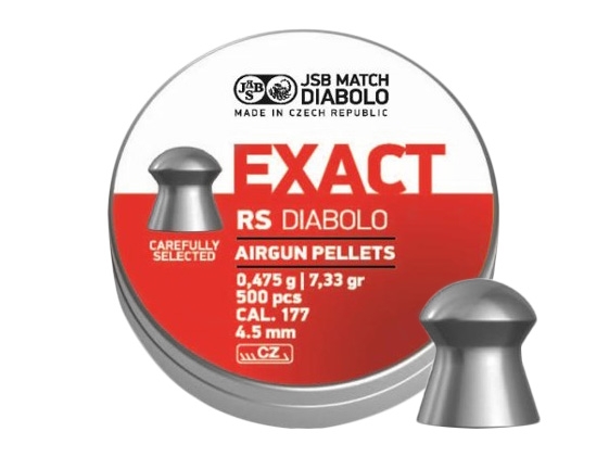 Image of Śrut 4,52 mm diabolo JSB Exact RS 500 półokrągły (546307-500)