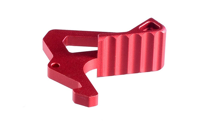 Image of Charging Handle Extended Latch - Czerwony - Strike Industries