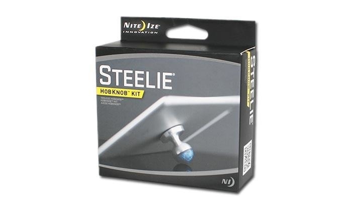 Image of System mocowania telefonu/tabletu Nite Ize Steelie HobKnob Kit - STHB-M1-R8