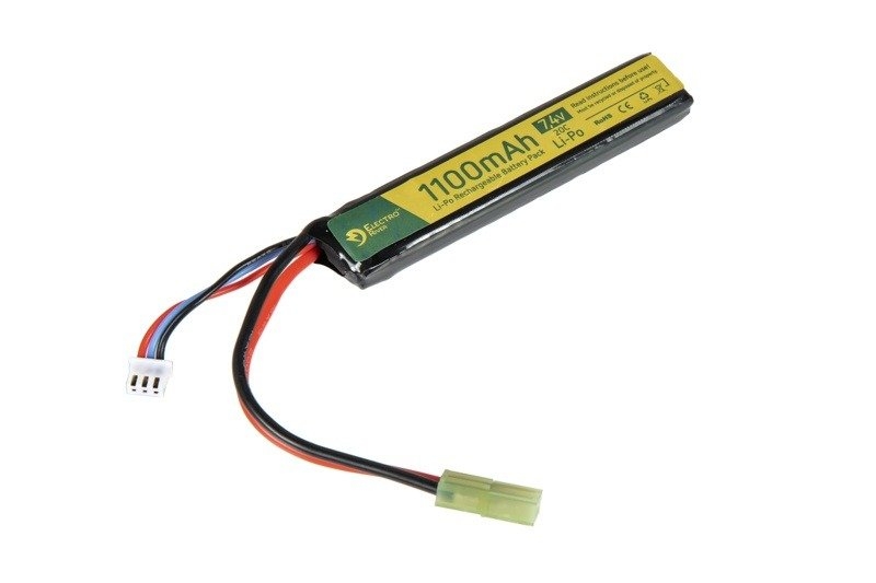 Image of Akumulator Li-Po 1100mAh 7,4V 20C - Tamiya mini (ELR-06-026747)