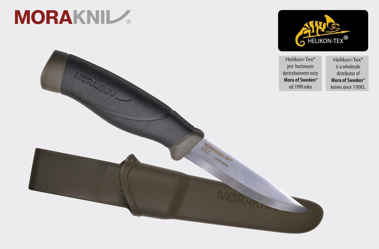 Image of Nóż Morakniv Companion HeavyDuty MG (C) Carbon Steel Olive Green (ID 12494)