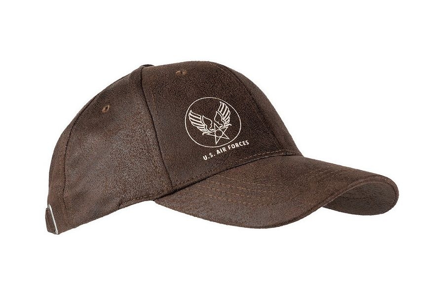 Image of Czapka Baseball Cap U.S. Air Force - leather style