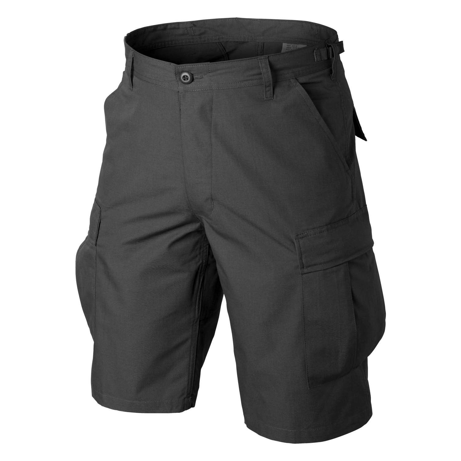 Image of krótkie spodnie bdu - polycotton ripstop - czarne - xs (sp-bdk-pr-01-b02)