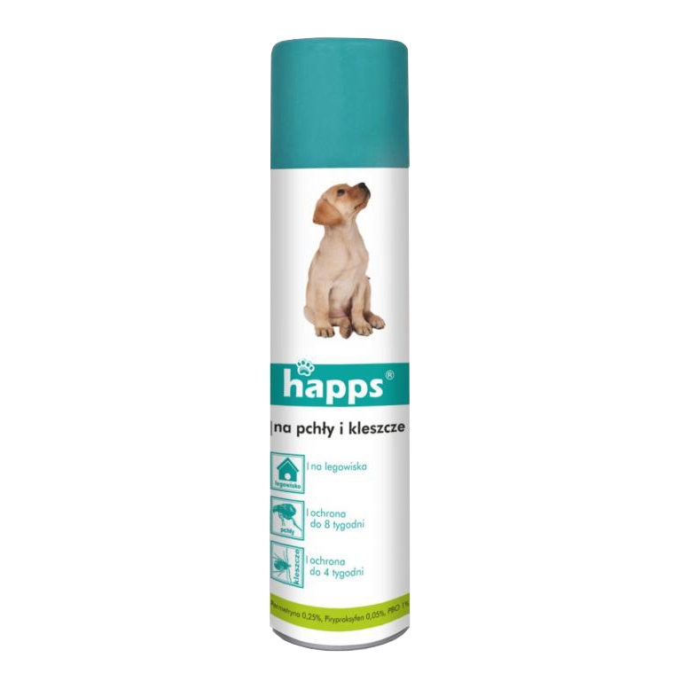 Image of Spray Happs na pchły i kleszcze 250 ml (596-004)