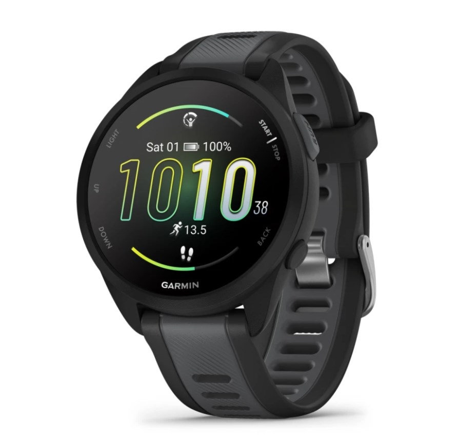 Smartwatch GARMIN Forerunner 165 Black / Slate Grey 43 mm