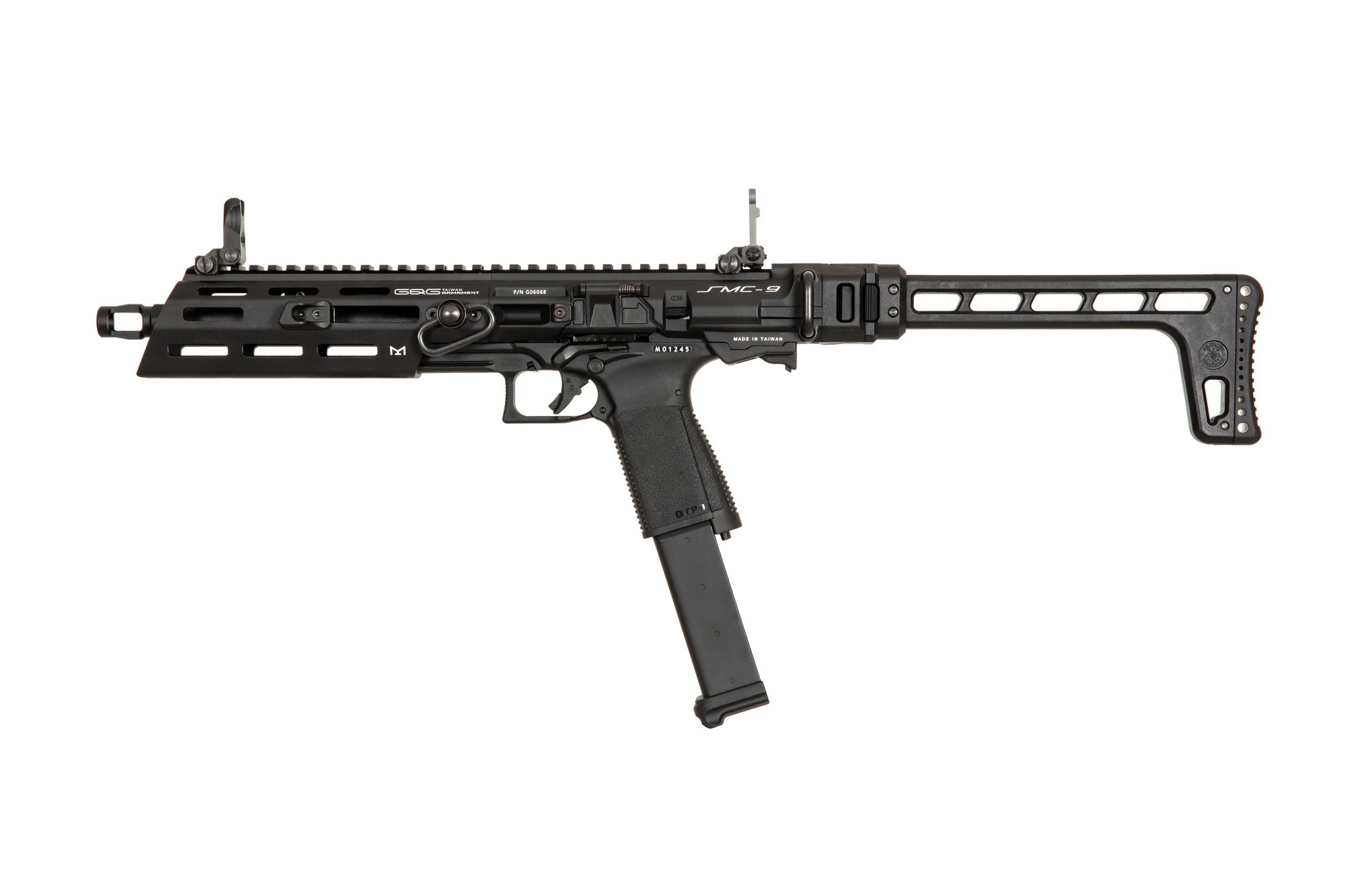 Image of Pistolet ASG maszynowy SMC-9 - czarna (GIG-02-028783)