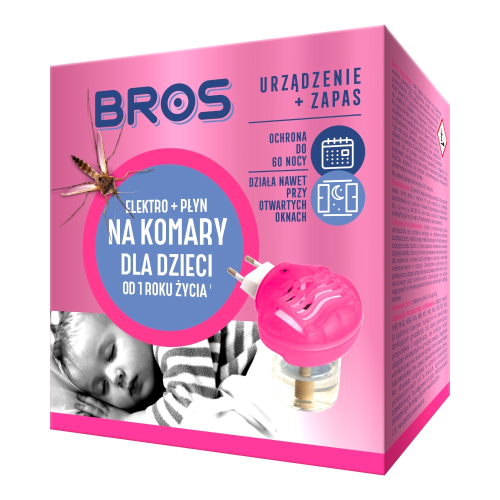 Image of elektro + płyn bros na komary dla dzieci (595-028)