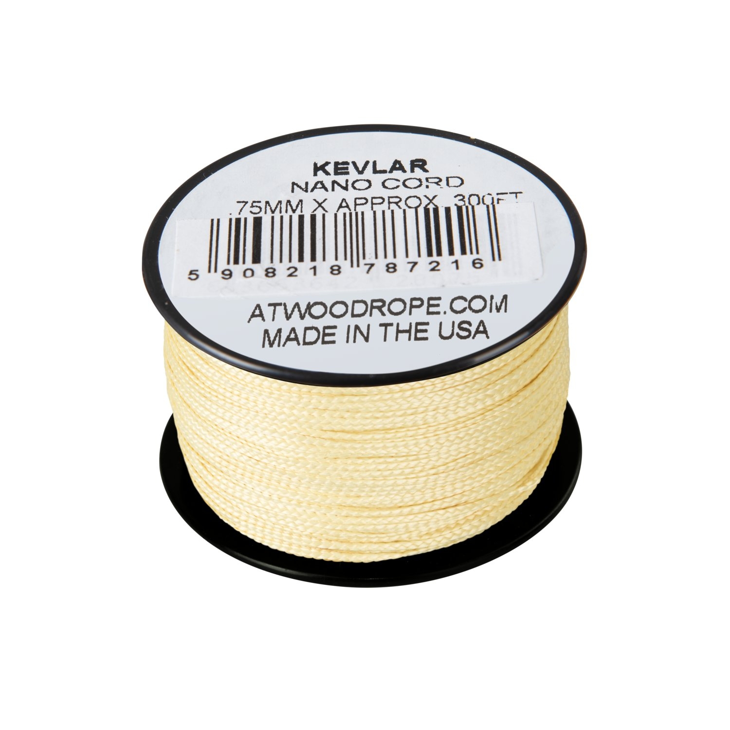 Image of Linka Nano Kevlar Cord ATWOOD (0,75mm/91m) Nylon Żółta (CD-NK3-NL-26)