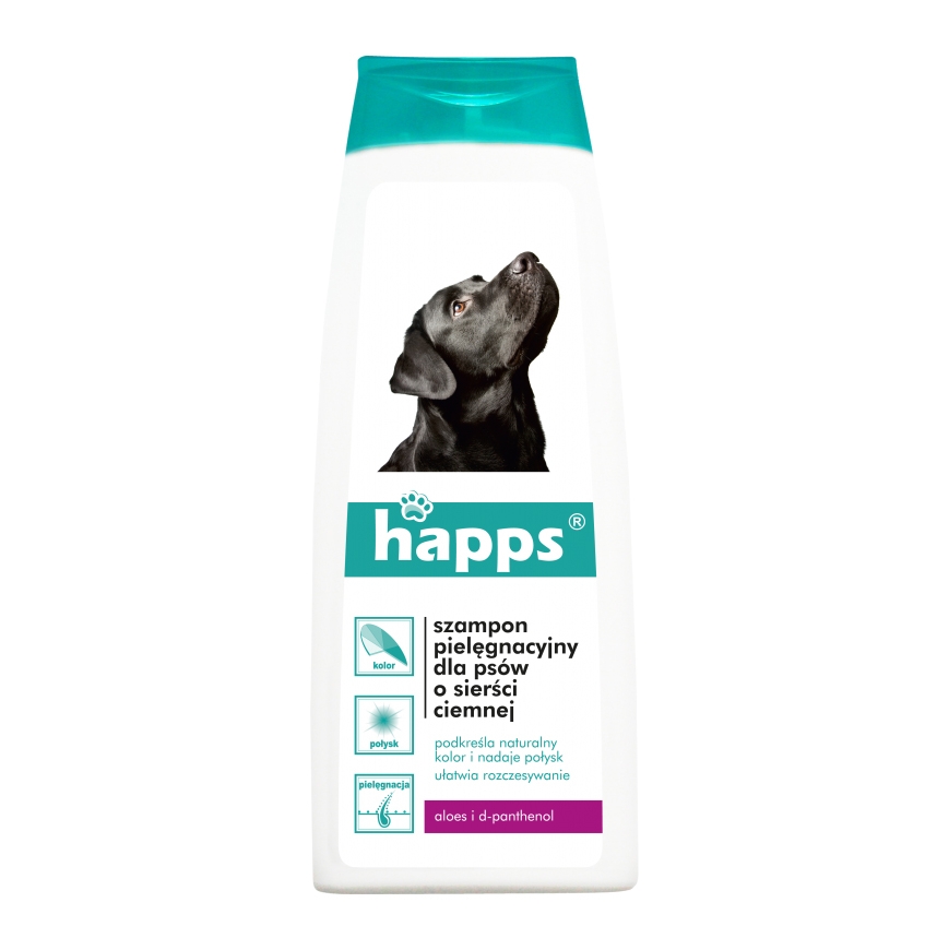 Image of Szampon Happs dla psów o sierści ciemnej 200 ml (596-008)