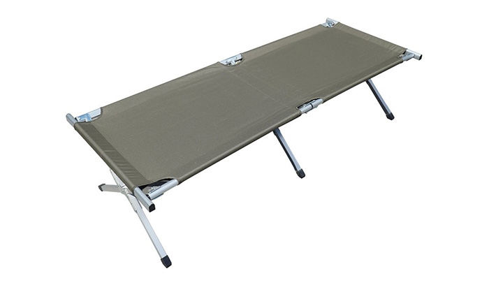 Image of Aluminiowe łóżko polowe składane Mil-Tec US - 190 x 65 cm - 14402001