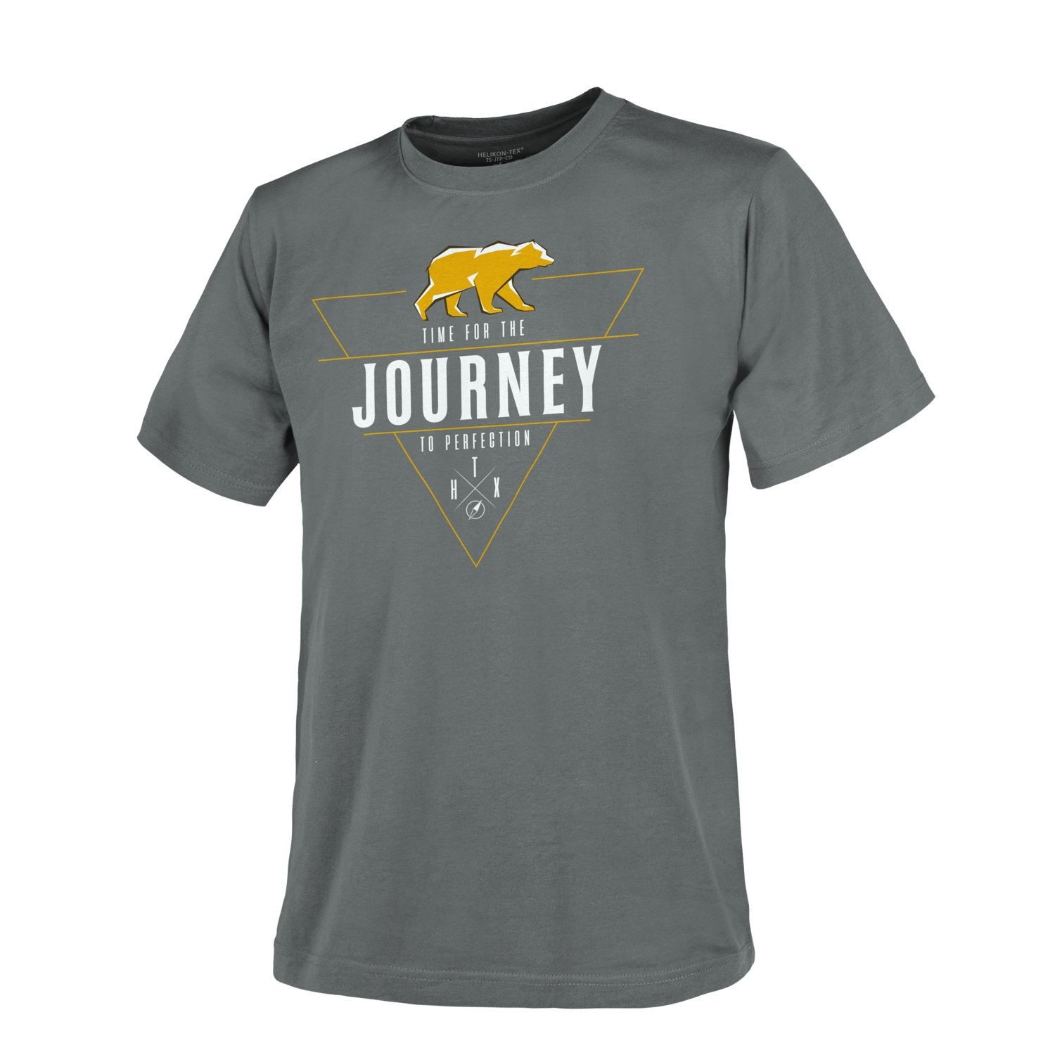 Image of T-Shirt HELIKON (Journey to Perfection) - Cotton - Shadow Grey - S/Regular (TS-JTP-CO-35-B03)