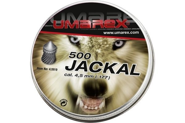 Image of Śrut 4,5 mm diabolo Umarex Jackal szpiczasty 500 szt. (4.1919)