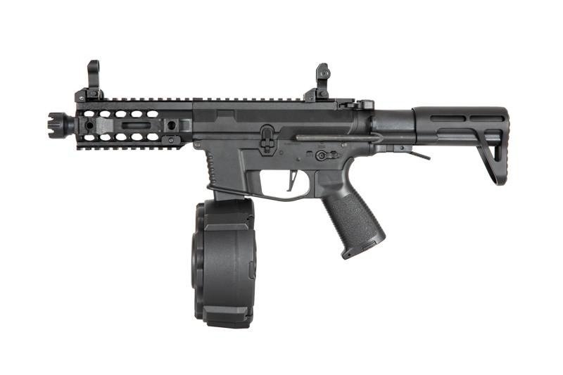 Image of Pistolet maszynowy ASG Classic Army PX9 (+ magazynek DRUM) - czarna (CLA-01-027691)