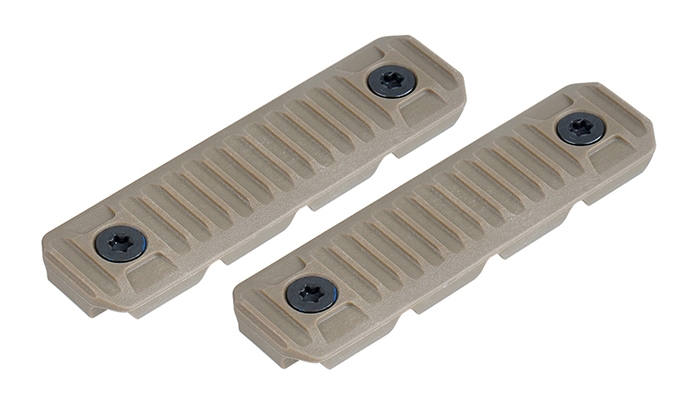 Image of Osłony M-LOK Długie 2 szt. SI-AR-CM-COVER-L-FDE - Strike Industries