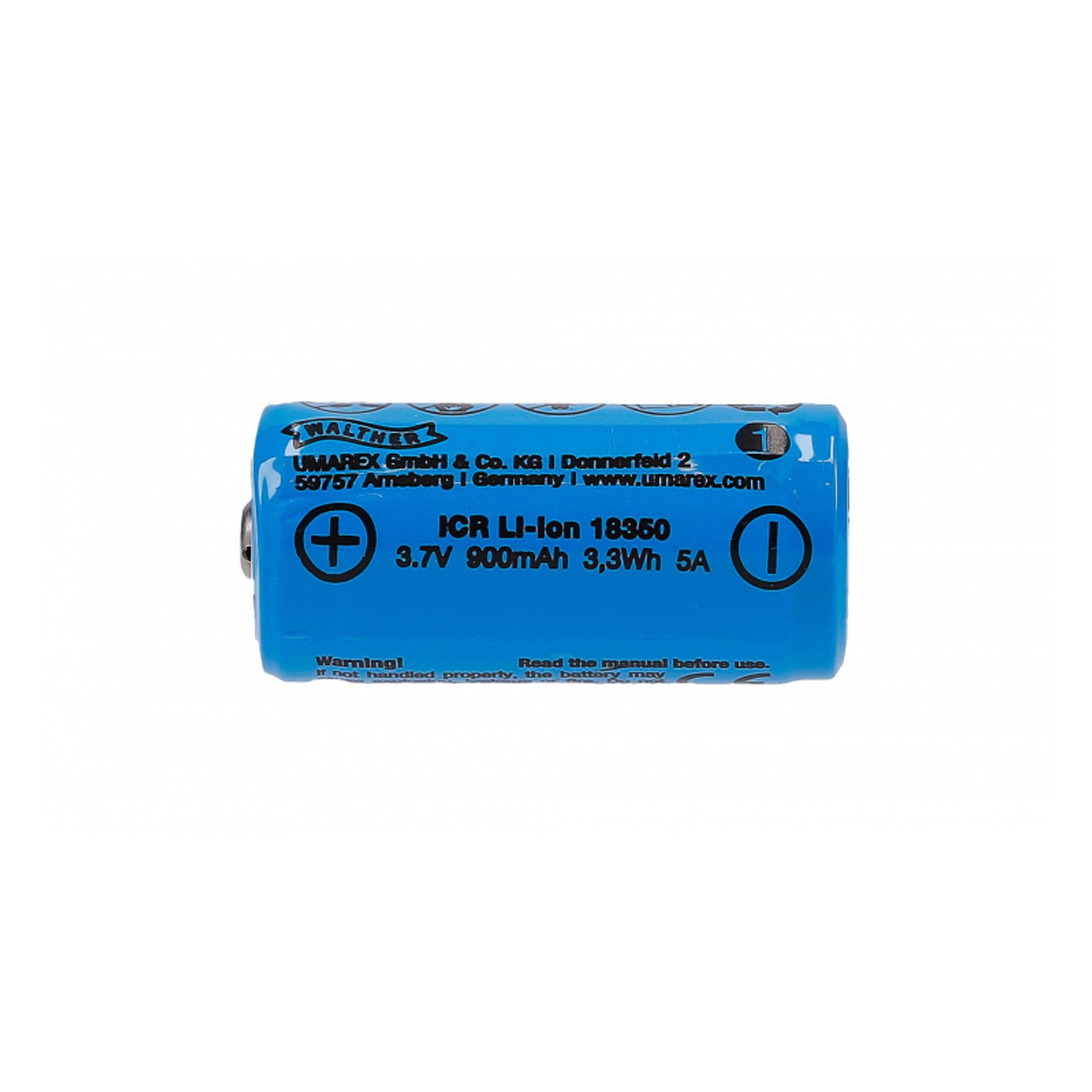 Image of Akumulator Walther ICR (18350 900 mAh 3,7 V) (3.7153)