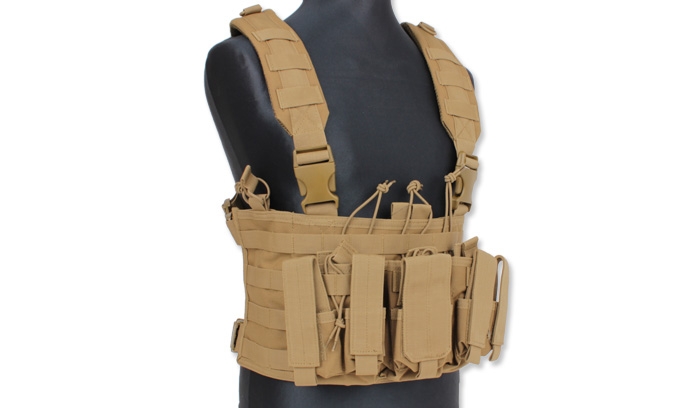 Image of Kamizelka Recon Chest Rig - Coyote Brown - MCR5-498 - Condor
