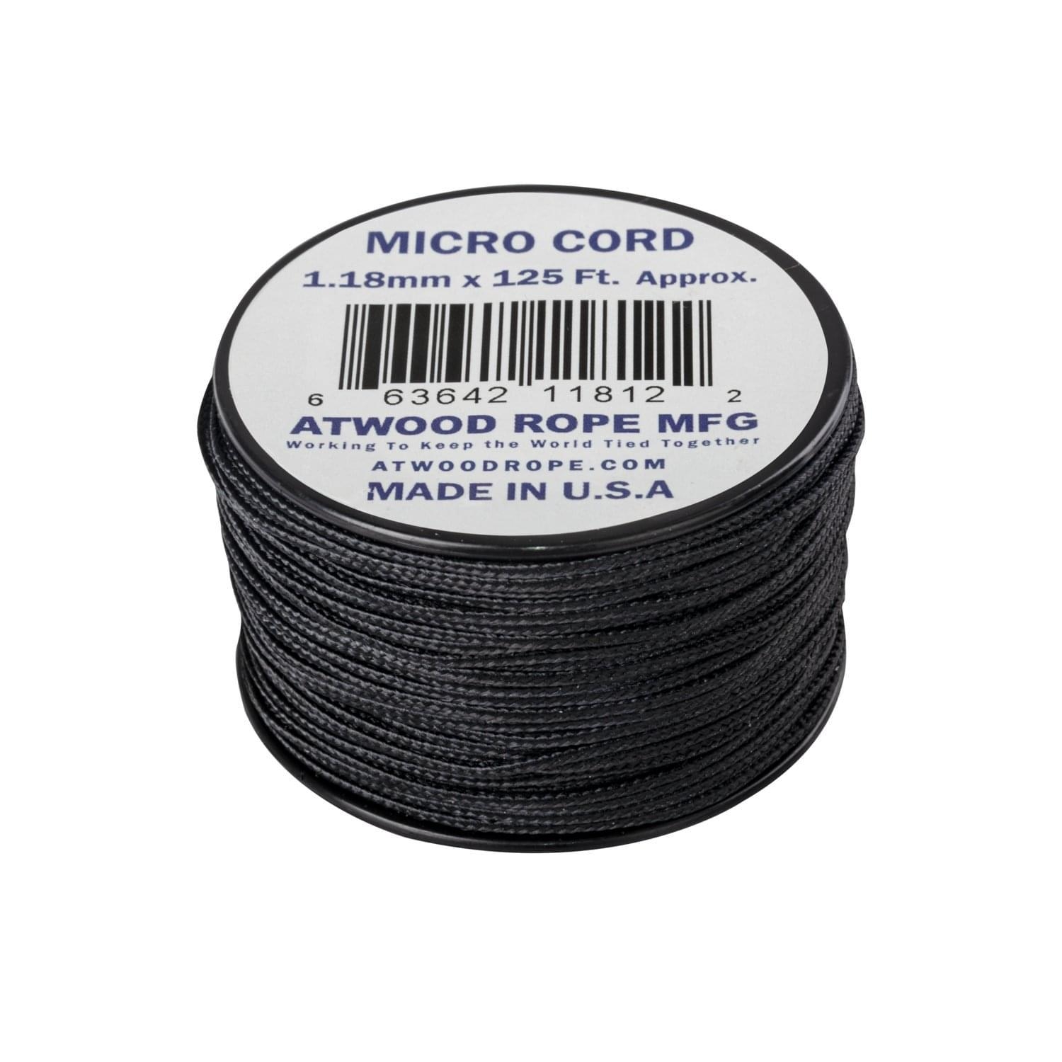 Image of Linka Micro Cord ATWOOD (1.18mm/38m) czarna (CD-MC1-NL-01)