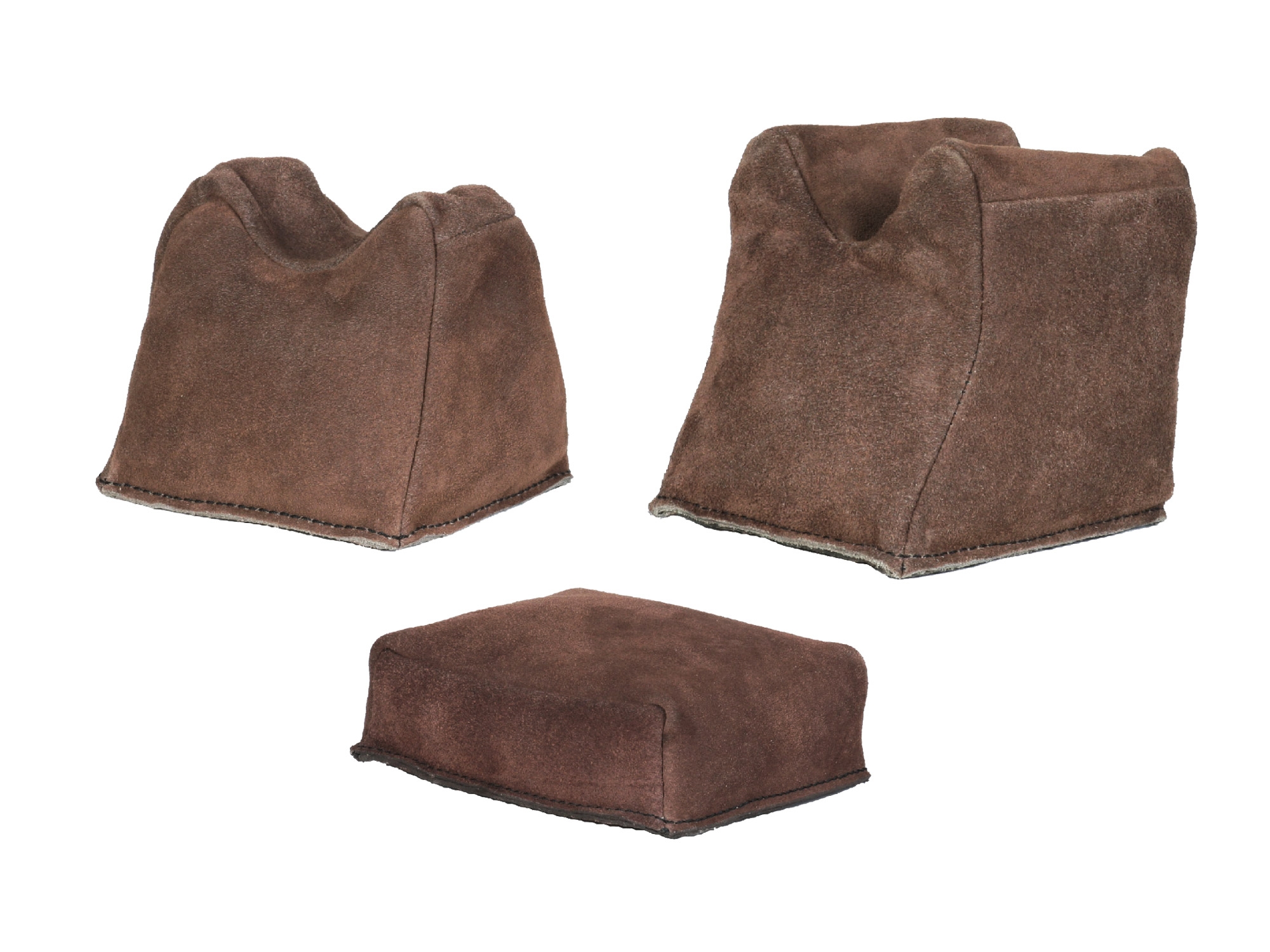 Image of Poduchy do przystrzeliwania Outdoor Connection Bench Bags 3-cz. brązowe skórzane (BRB3LEA-28031)