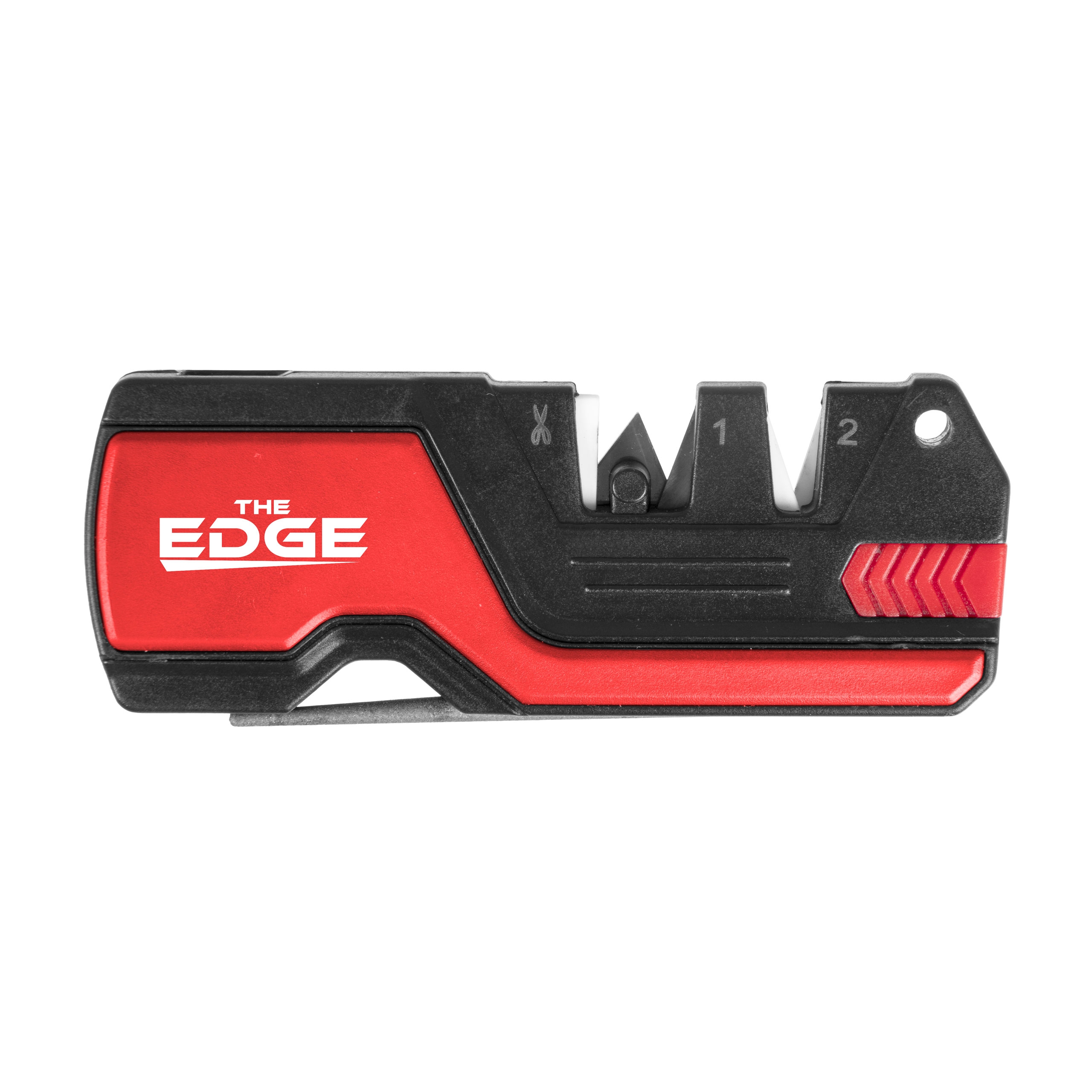 Image of Ostrzałka do noży THE EDGE bushSHARP czerwona + krzesiwo (RO031 red)