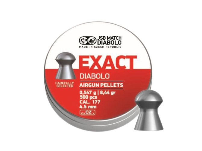 Image of Śrut 4,5 mm Diabolo JSB Exact 500 szt. półokragły (546235-500)