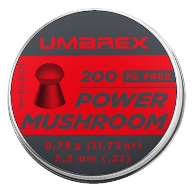 Image of Śrut 5,5 mm diabolo Umarex Power Mushroom grzybek 200 szt. (4.1702)